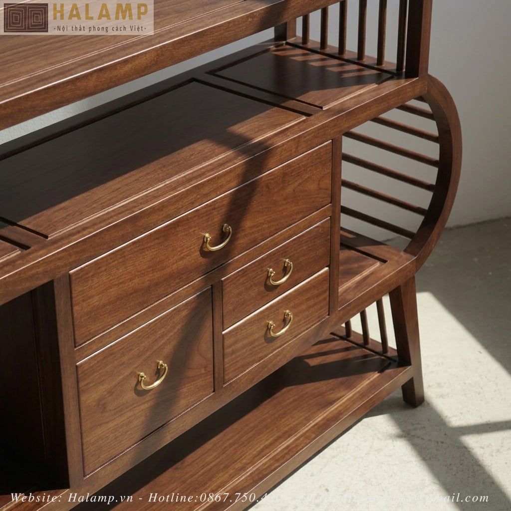 Chi tiết tủ console Grand Bois