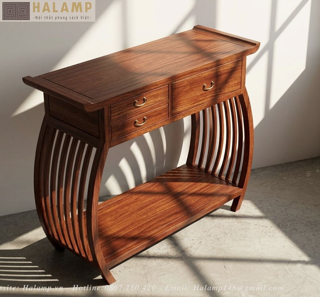 bàn console phong cách Việt