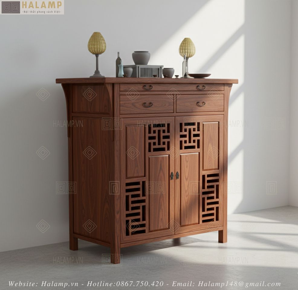 Mẫu tủ thờ grand bois
