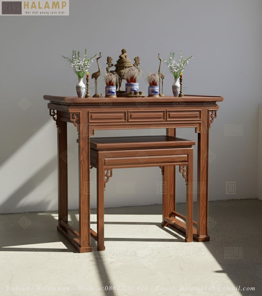 Mẫu bàn thờ gia tiên đẹp