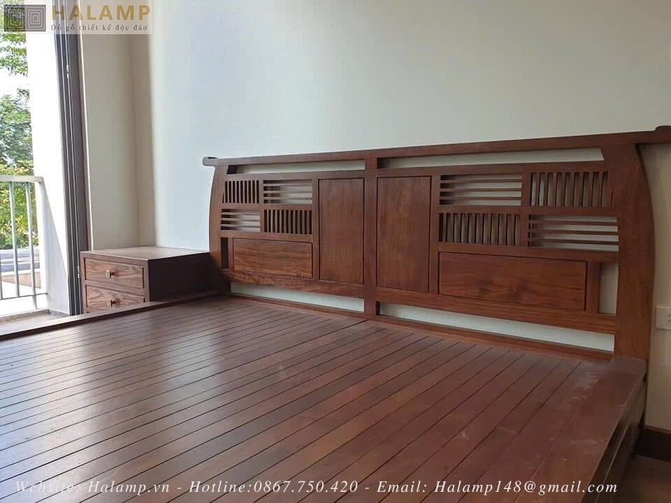 mẫu giường gỗ tự nhiên hiện đại, các mẫu giường gỗ tự nhiên đẹp, mẫu giường tủ gỗ tự nhiên đẹp