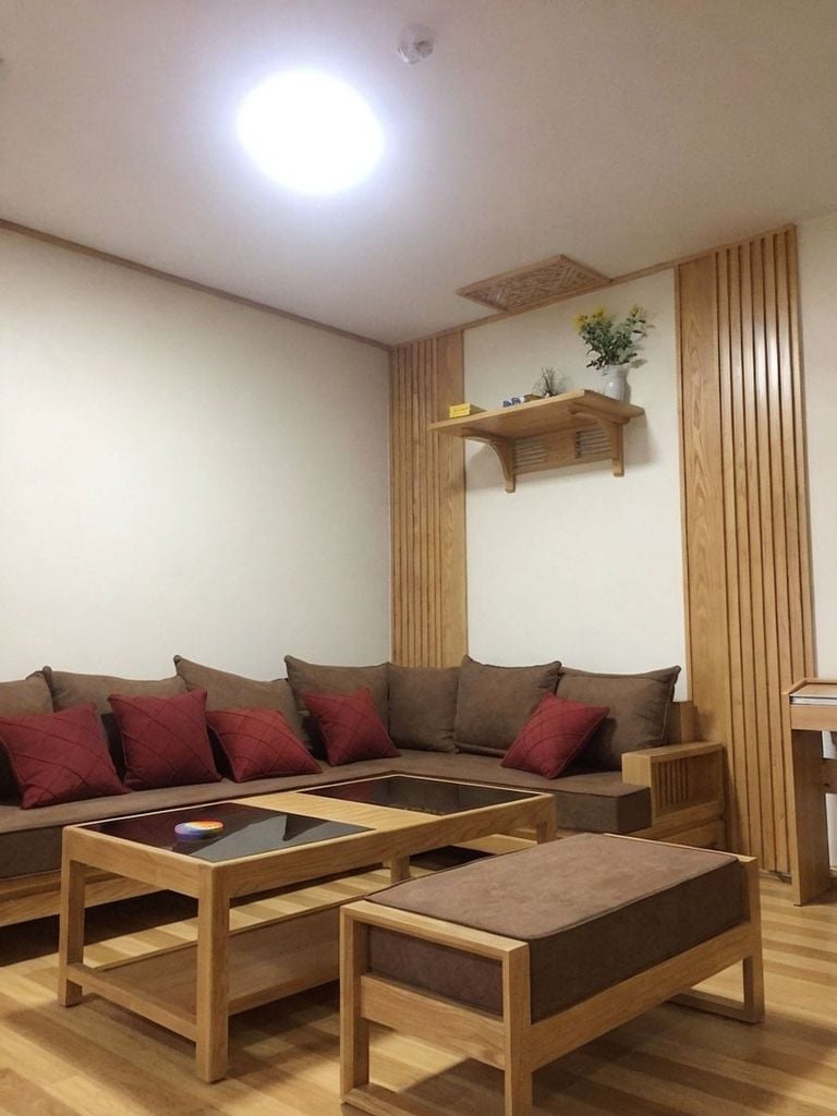 Hình ảnh bộ sofa gỗ Sồi