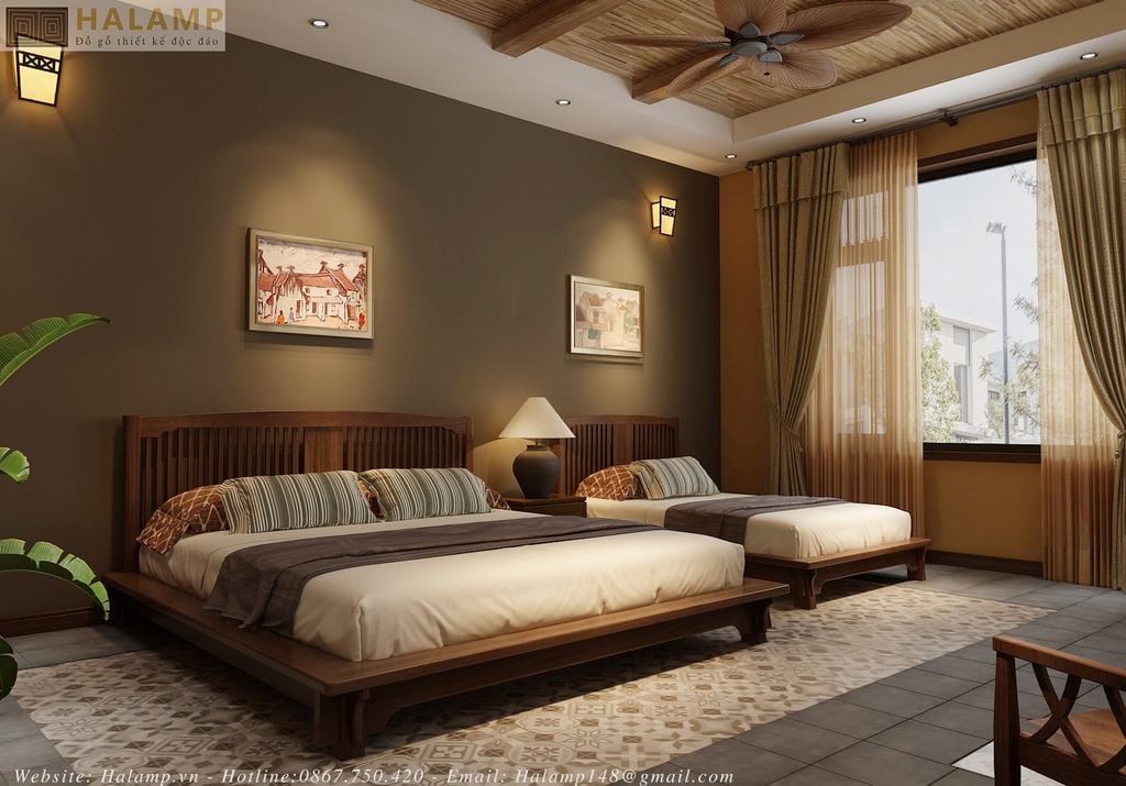 Nội thất homestay phù hợp với kiến trúc