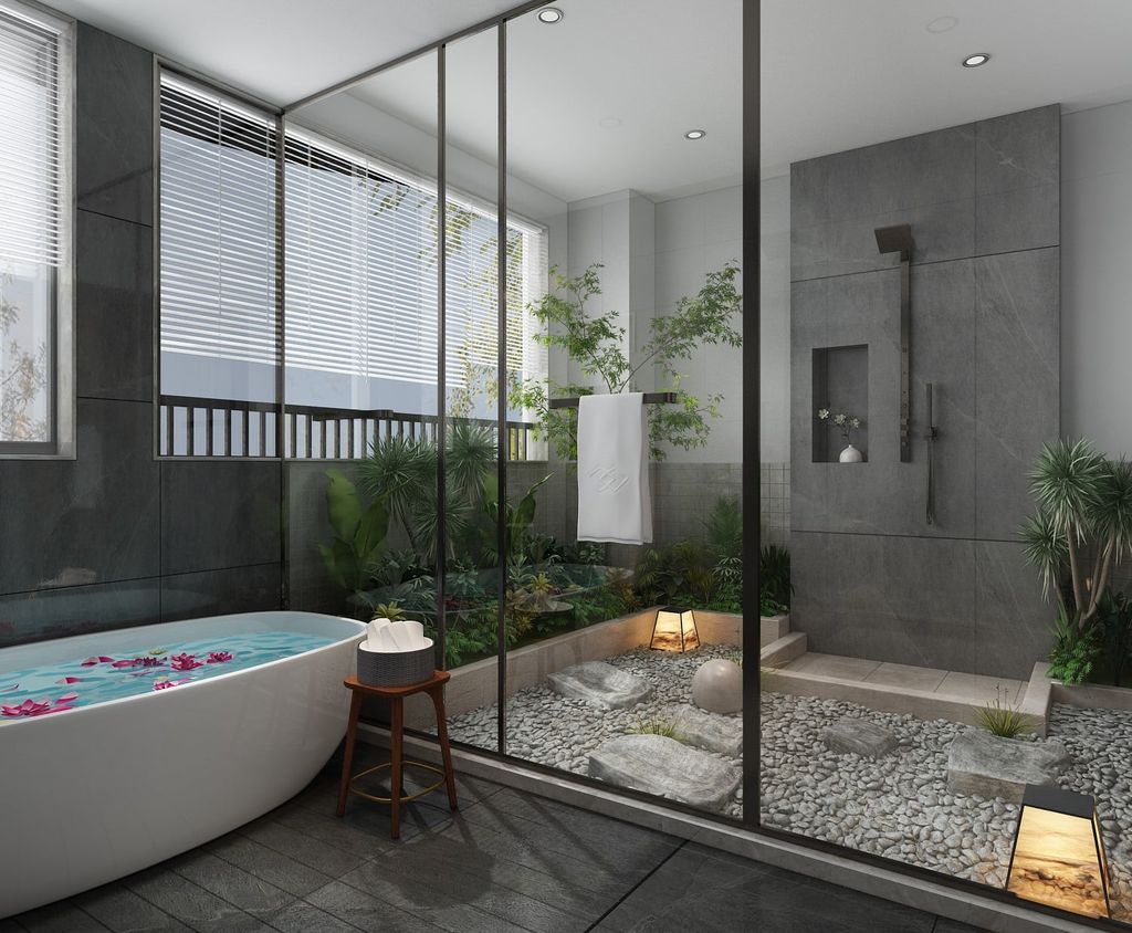Thiết kế phòng wc master tầng 3