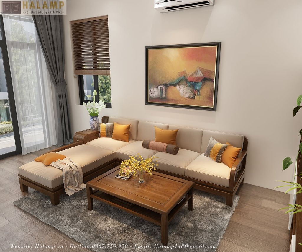 Bộ sofa module thiết kế trong công trình thực tế