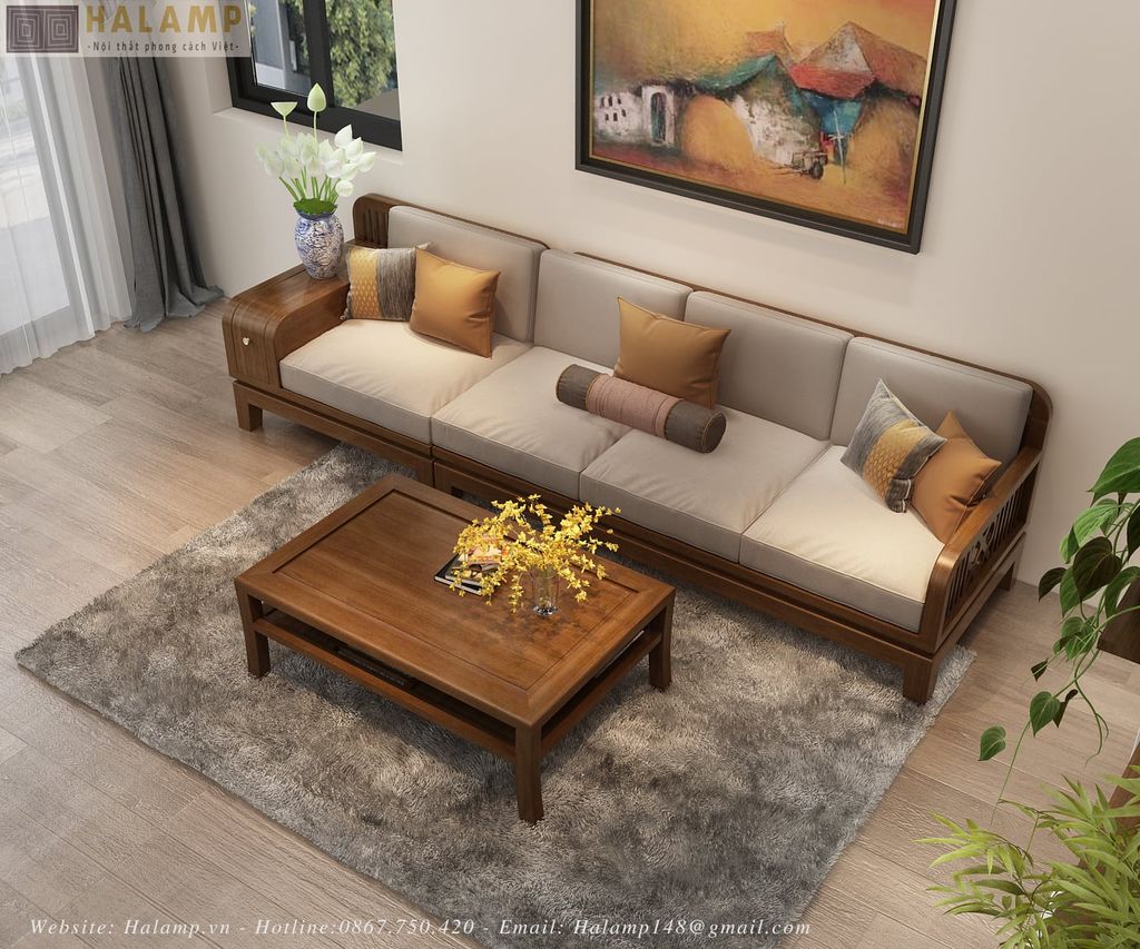 Bộ sofa module thiết kế trong công trình thực tế