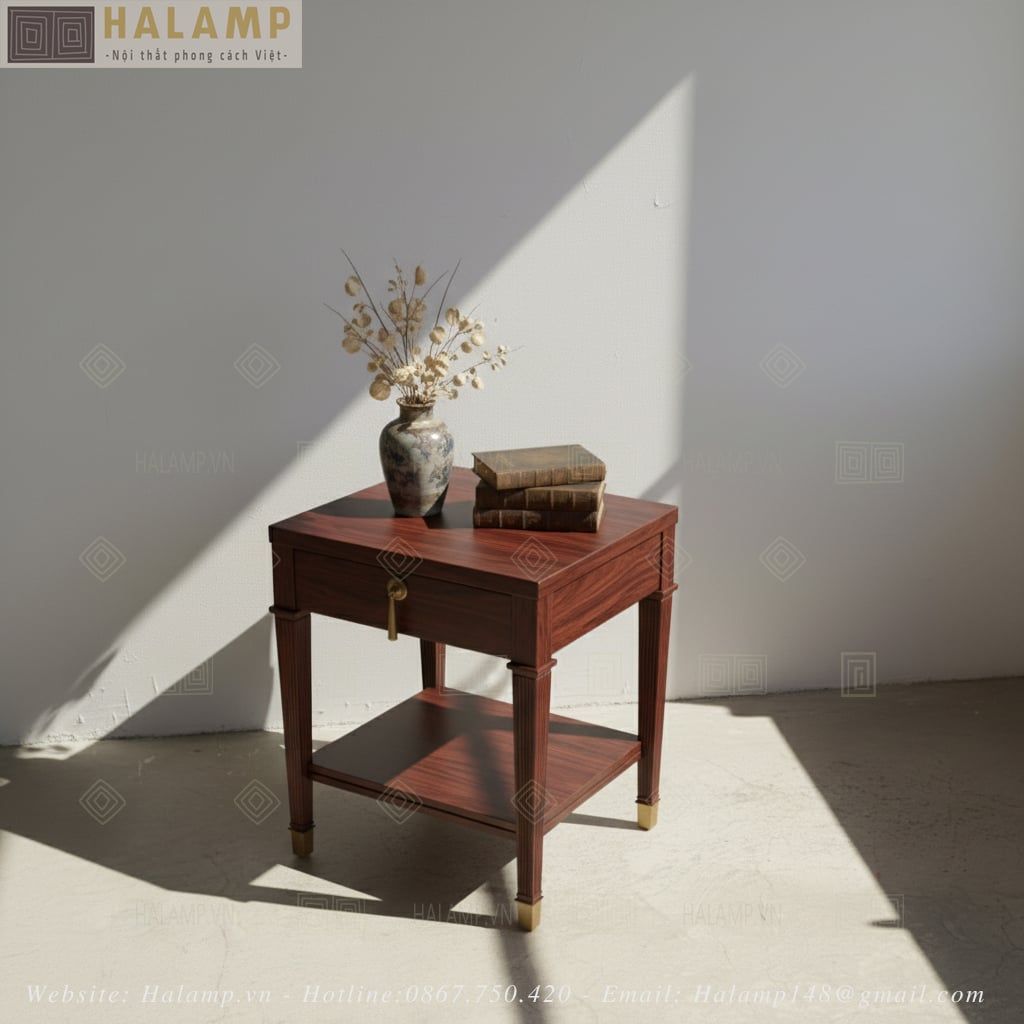 Bàn góc bộ sofa phong cách indochine