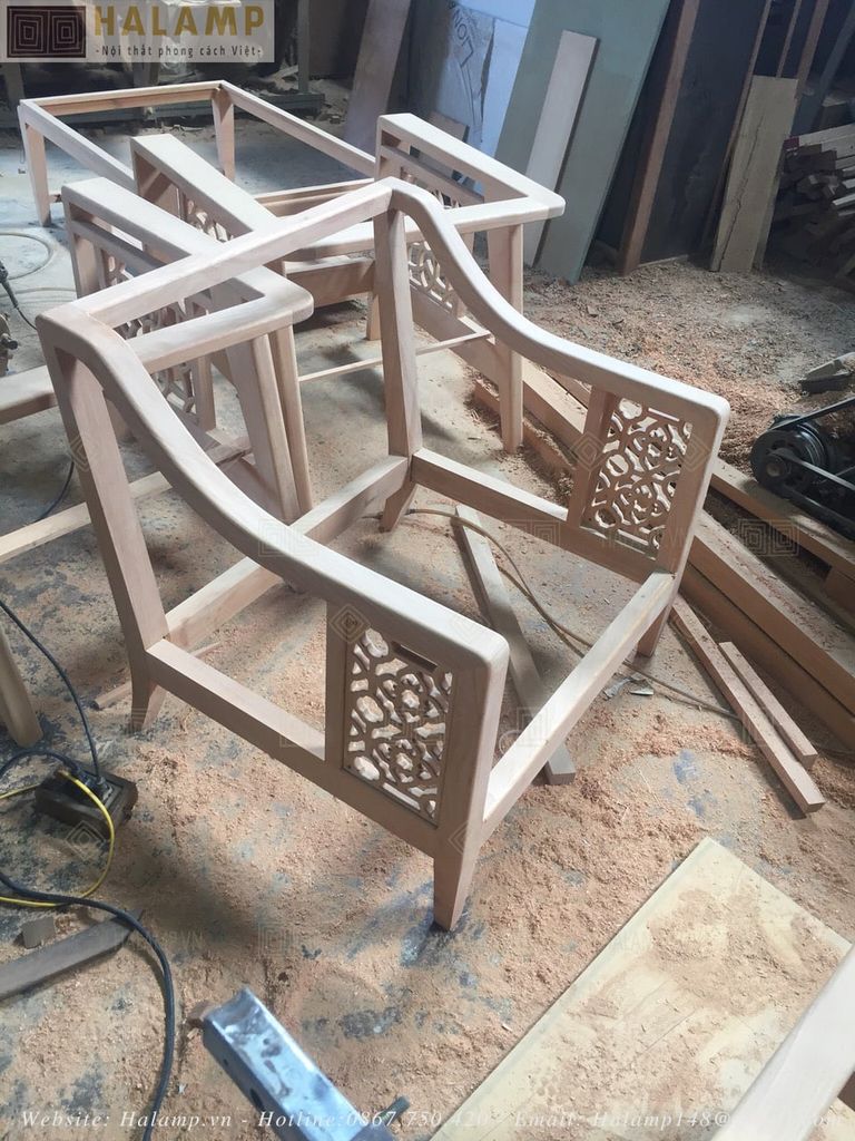 sản xuất bộ sofa phong cách indochine