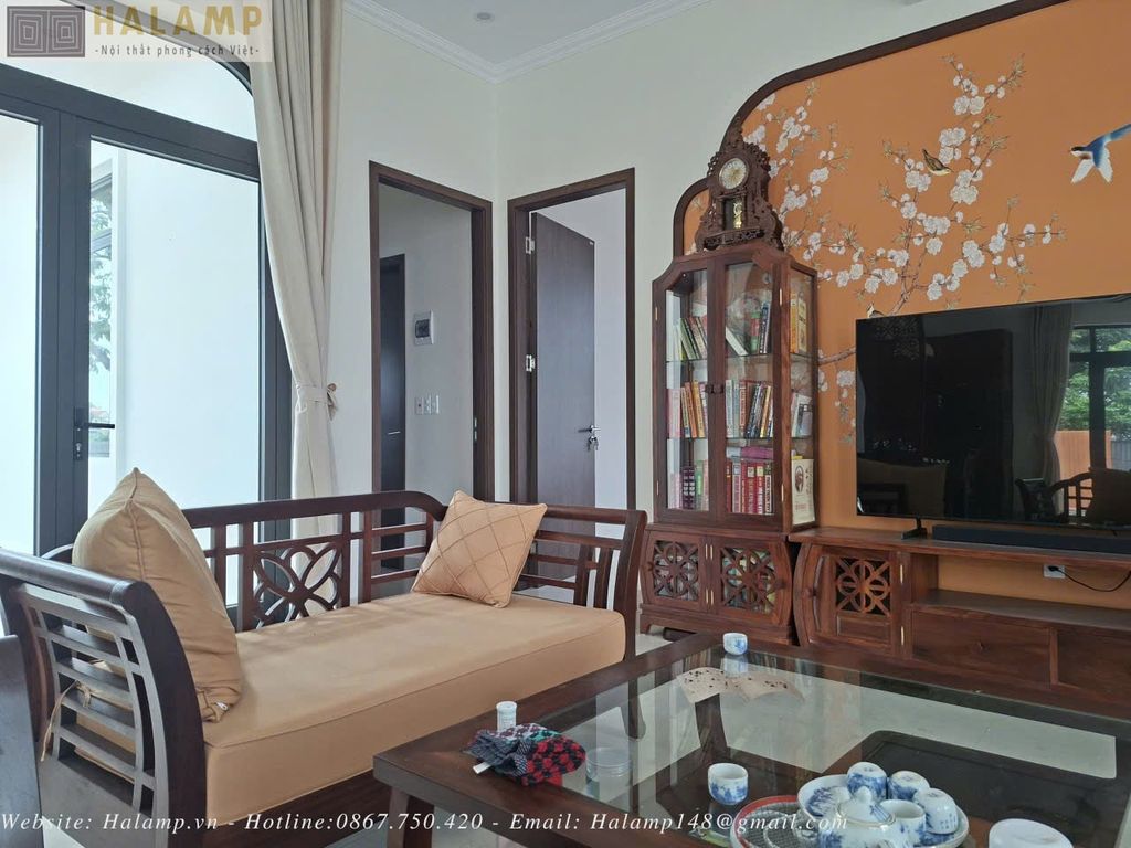 Bộ sofa gỗ gụ grandbois
