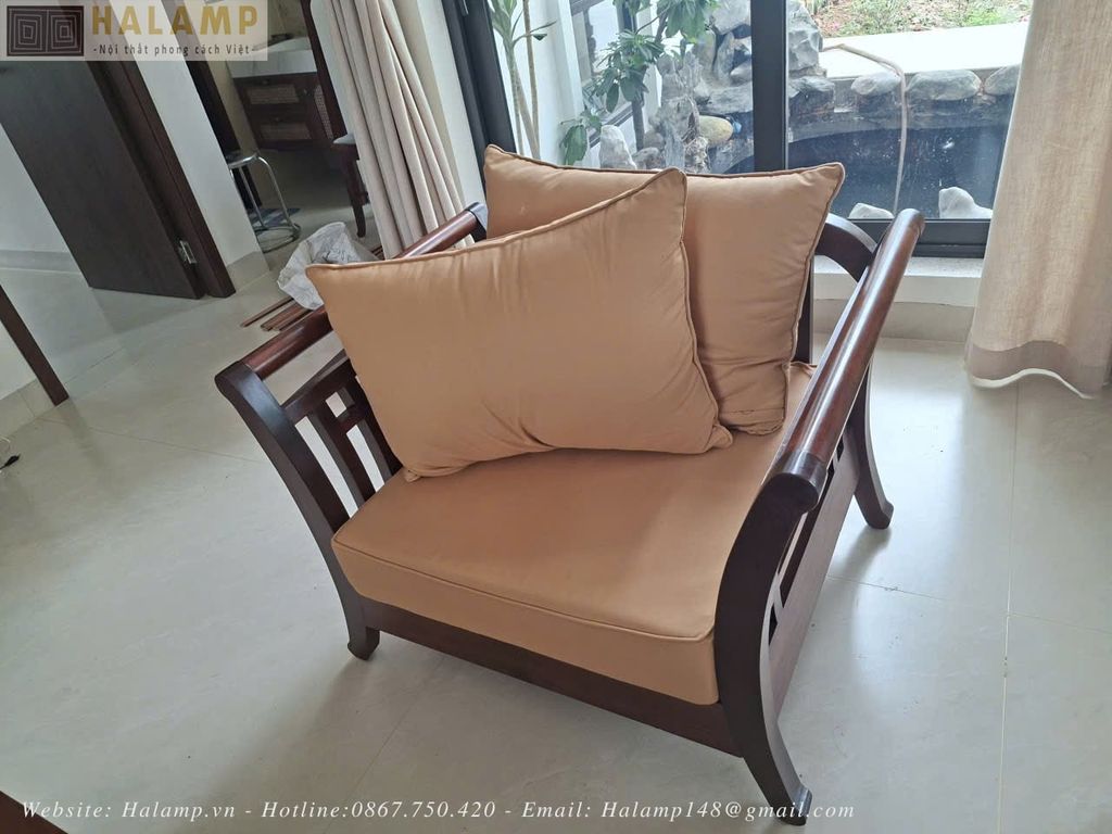 Bộ sofa gỗ gụ grandbois