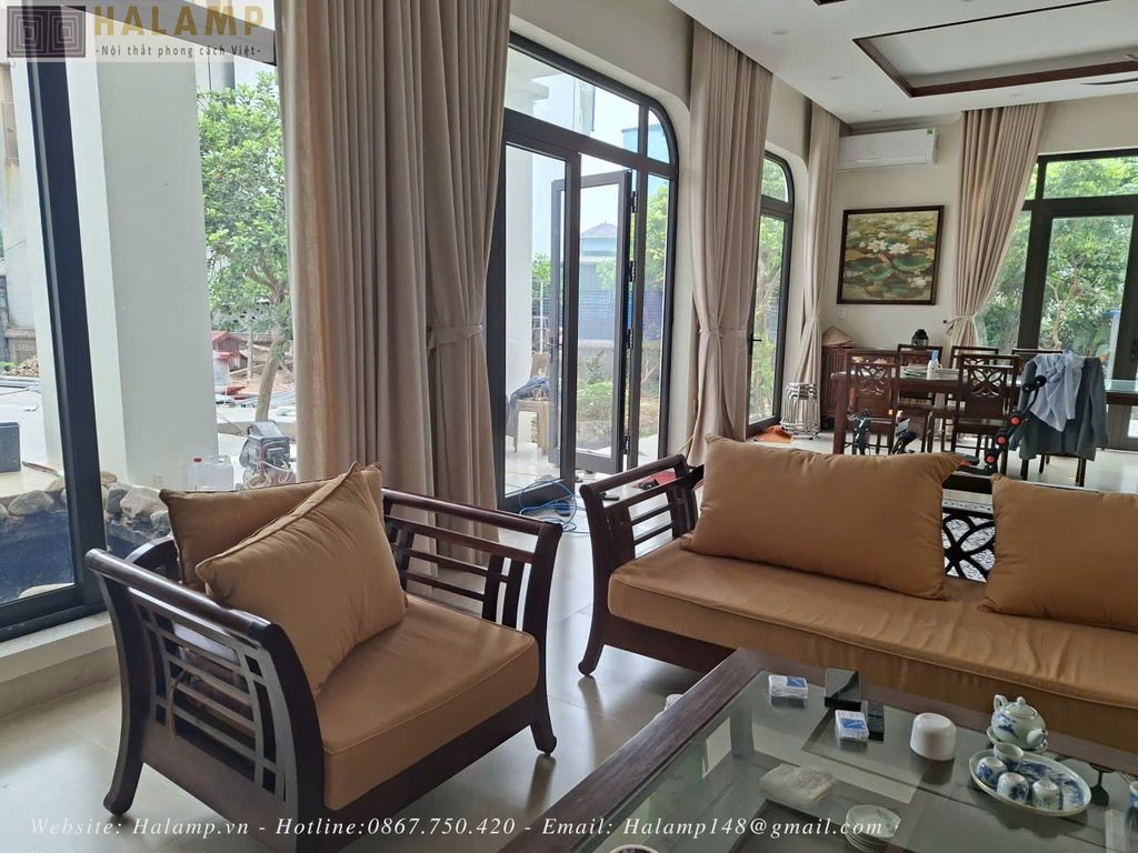 Bộ sofa gỗ gụ grandbois