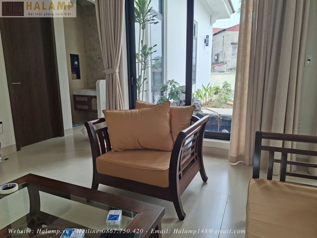 Bộ sofa gỗ gụ grandbois