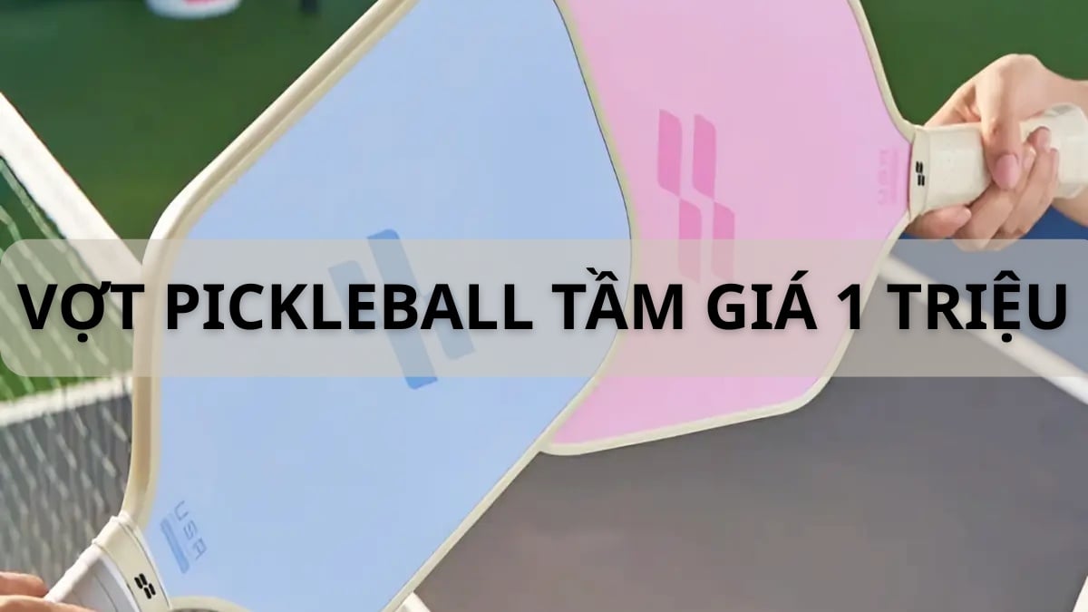 TOP 7+ cây vợt pickleball tầm giá 1 triệu đáng mua nhất: Ngon - bổ -rẻ cho người mới