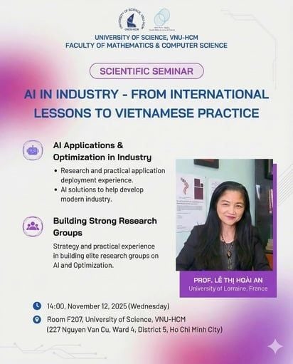 CONCLUDING THE SCIENTIFIC SEMINAR “AI IN INDUSTRY – FROM INTERNATIONAL LESSONS TO VIETNAMESE PRACTICE”