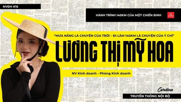 NVĐH#16: Lương Thị Mỹ Hoa - Nhân viên Kinh Doanh - Phòng Kinh Doanh