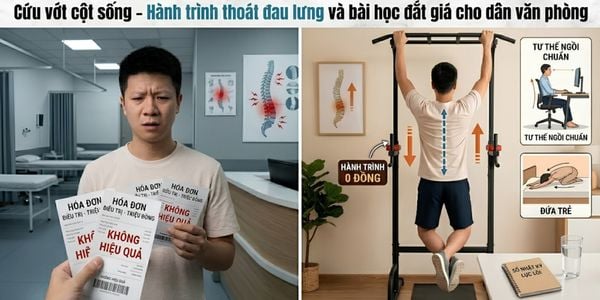 Cứu vớt cột sống - Hành trình thoát đau lưng và bài học đắt giá cho dân văn phòng