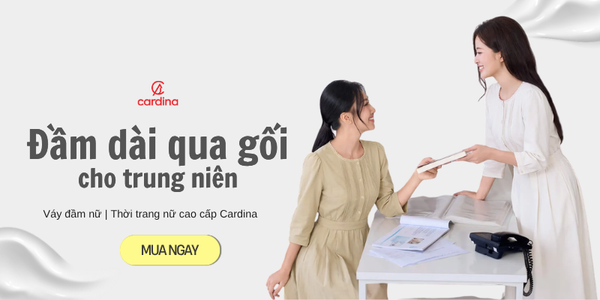 20+ Mẫu đầm dài qua gối cho tuổi trung niên sang chảnh, tôn dáng