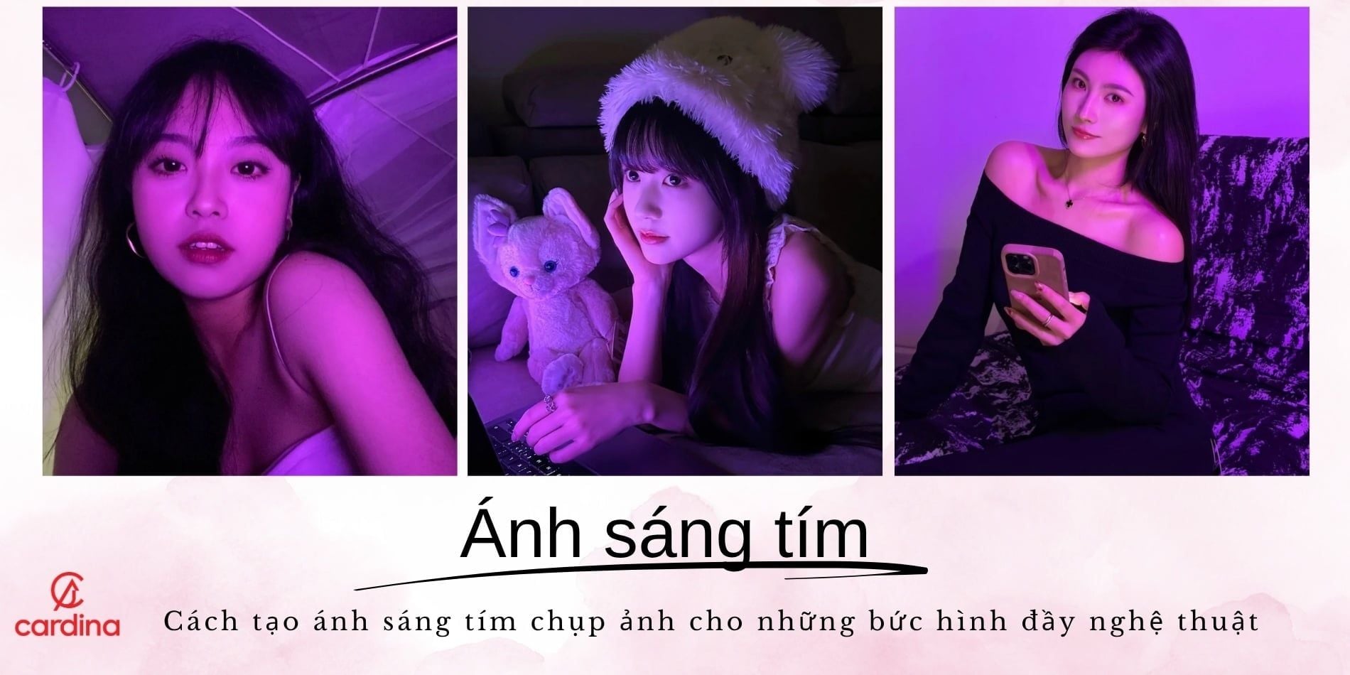 Cách tạo ánh sáng tím chụp ảnh cho những bức hình đầy nghệ thuật