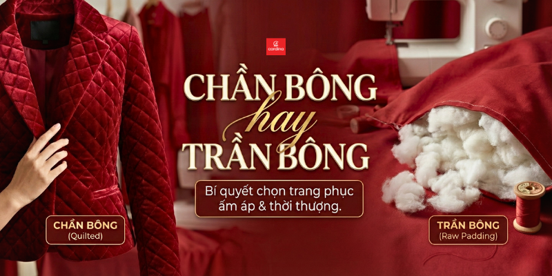 Chần bông hay trần bông? Áo chần bông hay trần bông mới đúng?