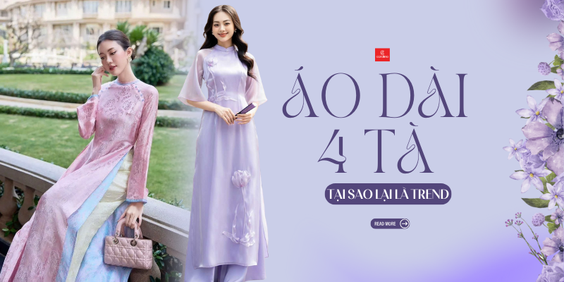 Áo dài 4 tà là gì? Top 25 mẫu áo dài 4 tà hot nhất nàng không nên bỏ lỡ