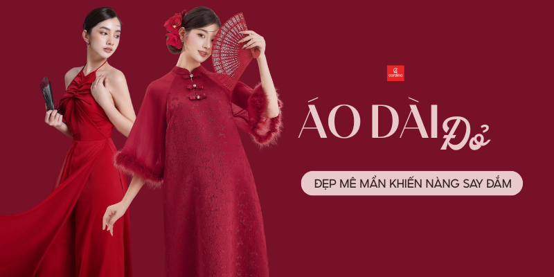 Top 35+ Mẫu Áo Dài Đỏ Đẹp Mê Mẩn Khiến Nàng Say Đắm