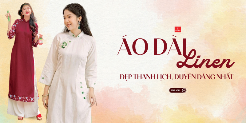10 Kiểu Áo Dài Linen Xinh Xắn, Điệu Đà Giúp Nàng Thêm Phần Duyên Dáng