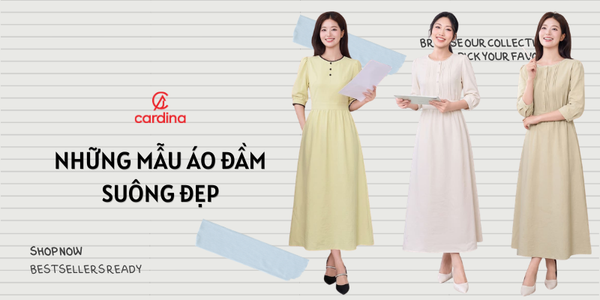 Những mẫu áo đầm suông đẹp cho chị em xúng xính ngày hè