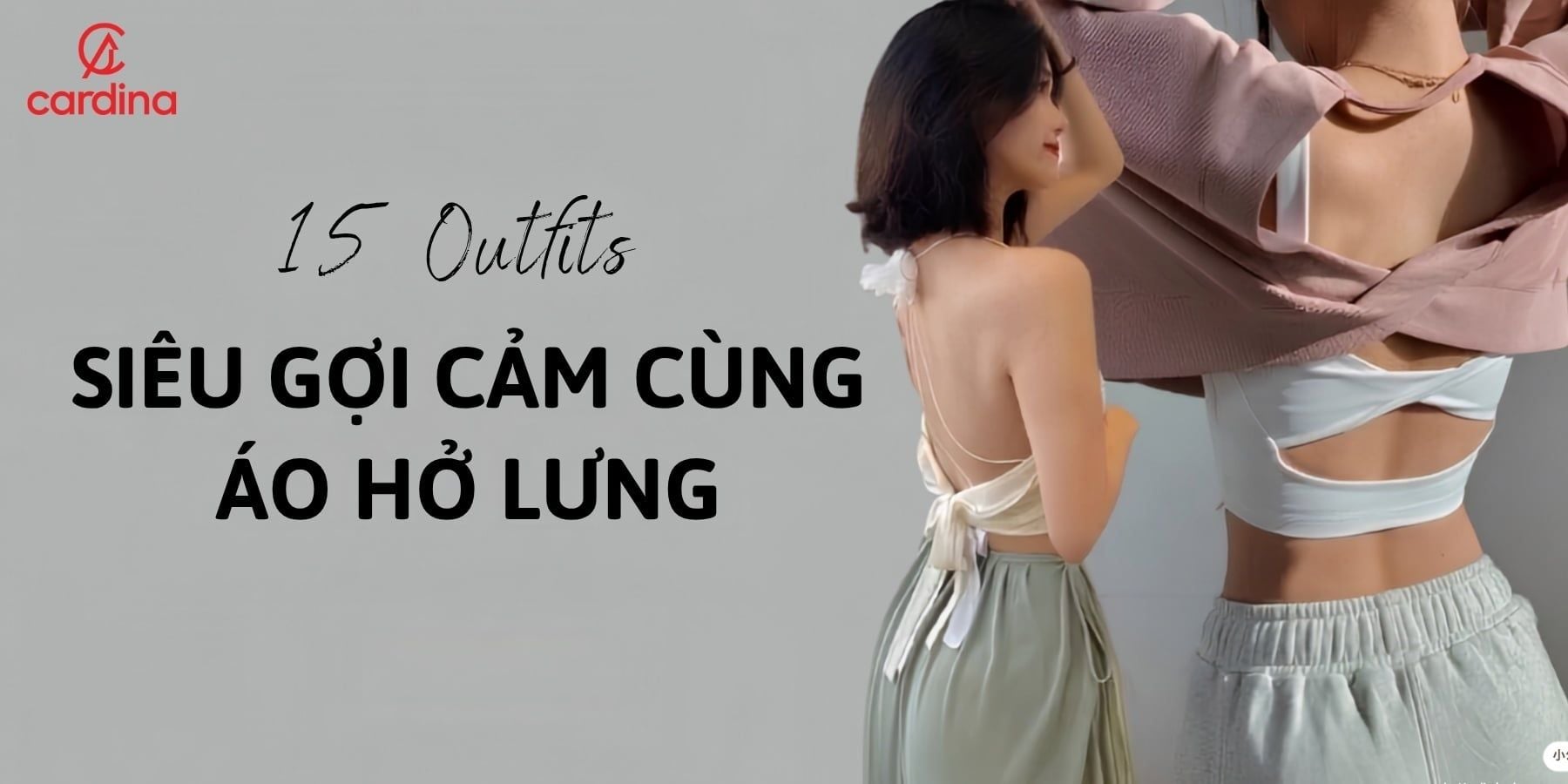 15 Outfits gợi cảm với áo hở lưng cho nàng thả dáng hè này