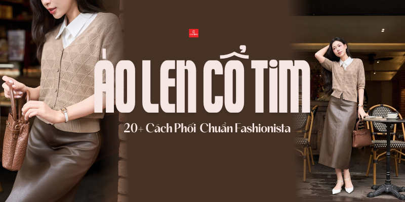 20+ Cách Phối Đồ Với Áo Len Cổ Tim Chuẩn Fashionista Cho Nàng