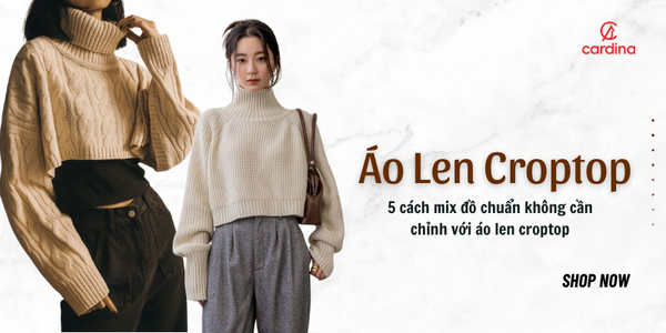 5 cách mix đồ chuẩn không cần chỉnh với áo len croptop