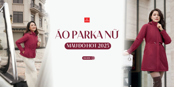 Áo parka nữ màu đỏ mặc với quần gì? 20+ Mẫu áo parka nữ màu đỏ hot 2025