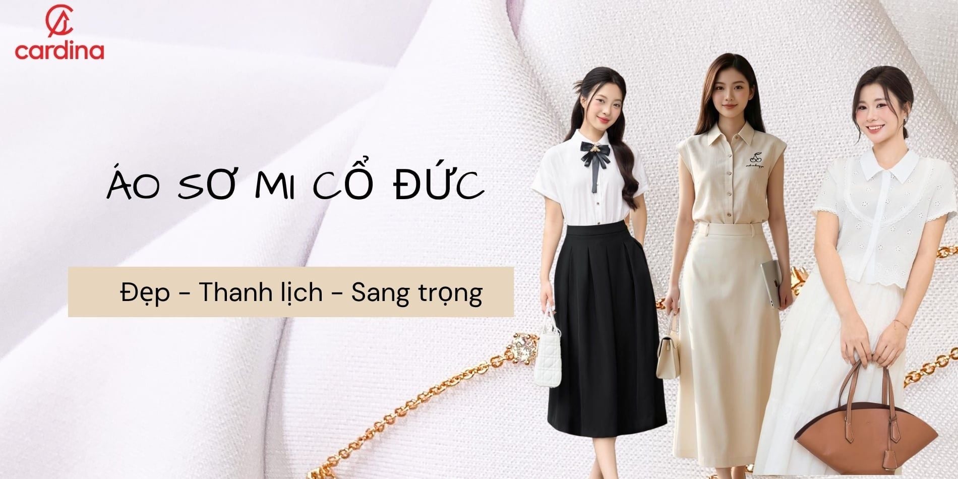 10+ Mẫu áo sơ mi cổ đức đẹp được yêu thích nhất hiện nay