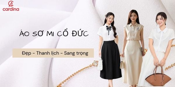 10+ Mẫu áo sơ mi cổ đức đẹp được yêu thích nhất hiện nay