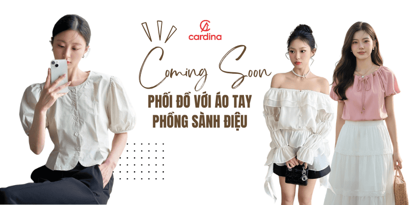 20 Cách phối đồ với áo tay phồng nữ tính và duyên dáng cho nàng chào hè