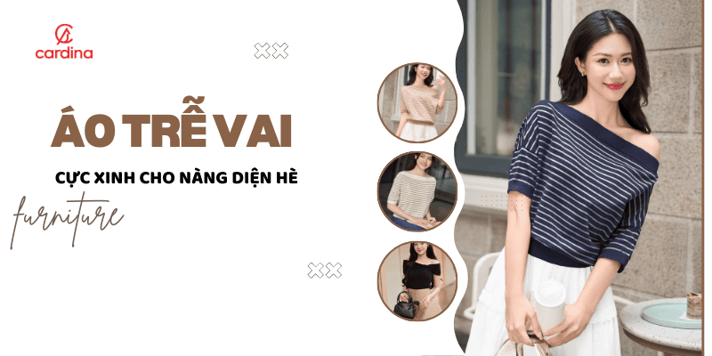 20+ Cách phối đồ áo trễ vai cực xinh cho nàng diện hè