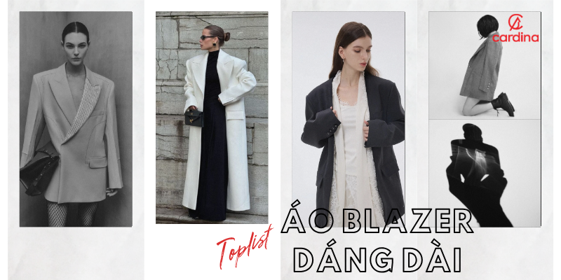 Top 10 Kiểu Áo Blazer Dáng Dài Thanh Lịch, Cuốn Hút Cho Nàng Công Sở