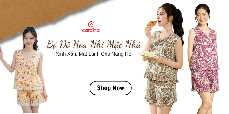 10+ Bộ Đồ Hoa Nhí Mặc Nhà Xinh Xắn, Mát Lạnh Cho Nàng Hè