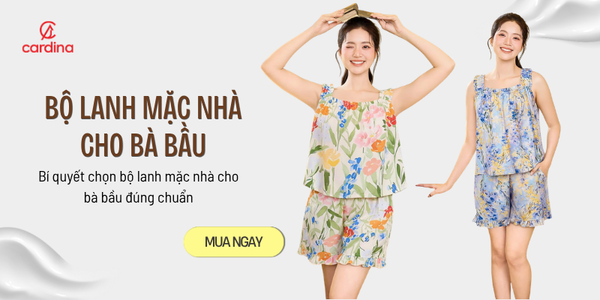 Bí quyết chọn bộ lanh mặc nhà cho bà bầu đúng chuẩn