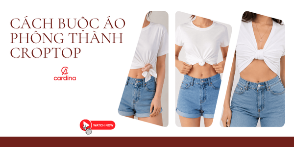 12 cách buộc áo phông thành croptop siêu dễ cho nàng eo thon