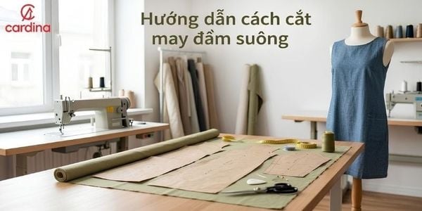 Hướng dẫn cách cắt may đầm suông không cần khéo tay cũng làm được