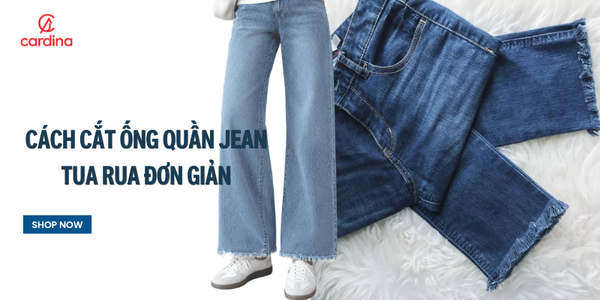 Mẹo hay: Cách cắt ống quần jean tua rua biến tấu đồ cũ siêu xịn