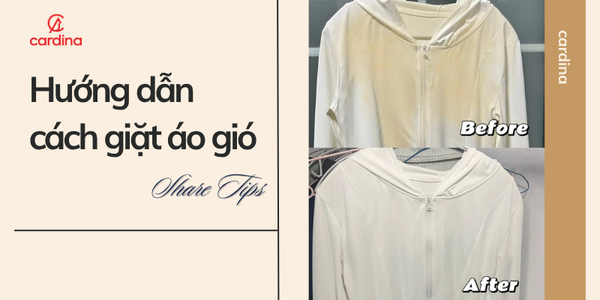 Hướng dẫn cách giặt áo gió để luôn như mới cho chị em