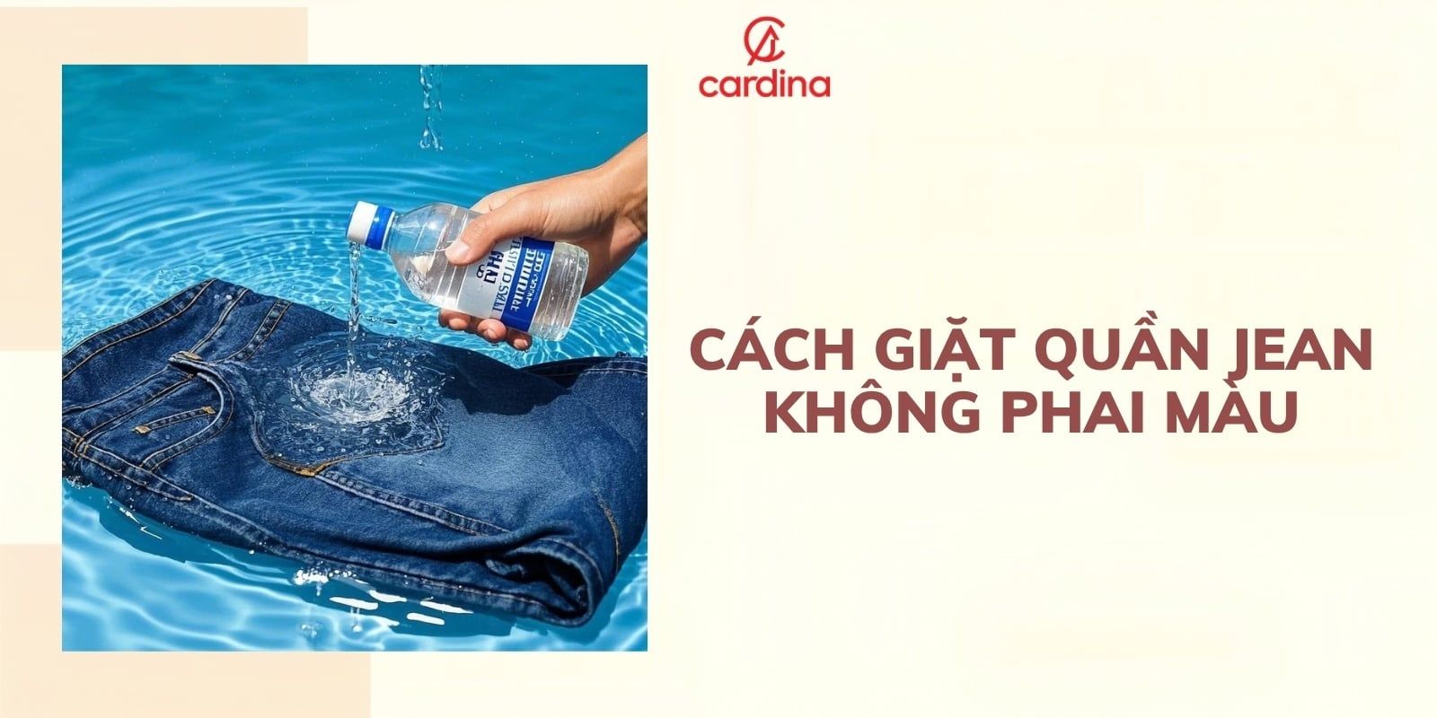 Cách giặt quần jean không bị phai màu đơn giản, bền như mới
