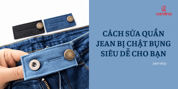 Cách sửa quần jean bị chật bụng siêu dễ cho bạn