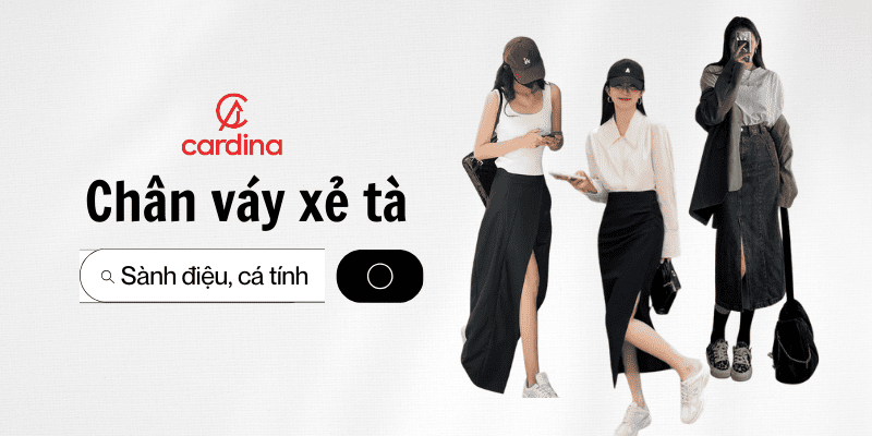 10 cách phối chân váy xẻ tà sành điệu, cá tính cho chị em