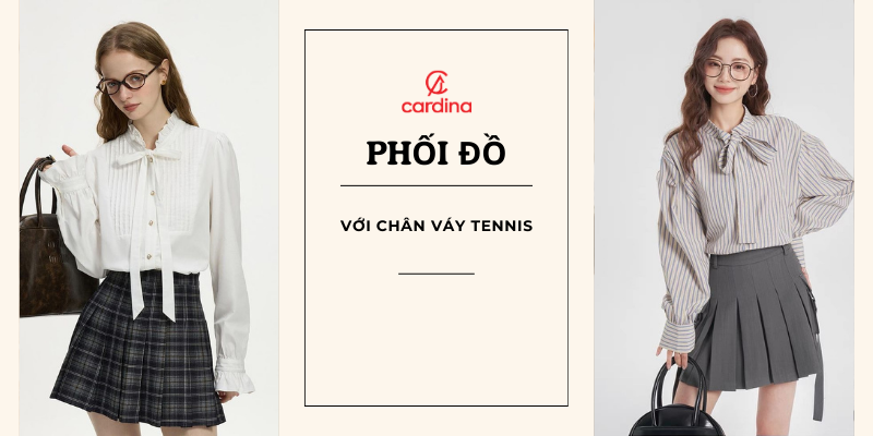 20+ Cách phối đồ với chân váy tennis cá tính, xinh xắn cho nàng