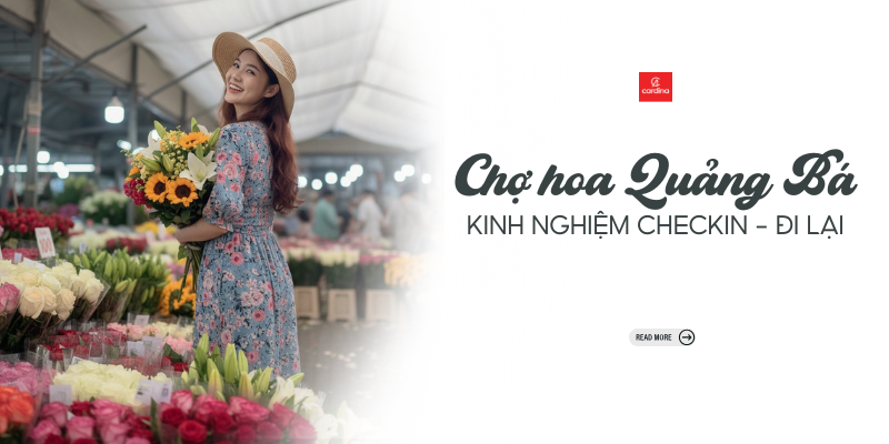 Cách tạo dáng chụp ảnh ở chợ hoa, kinh nghiệm checkin chợ hoa Quảng Bá từ A-Z