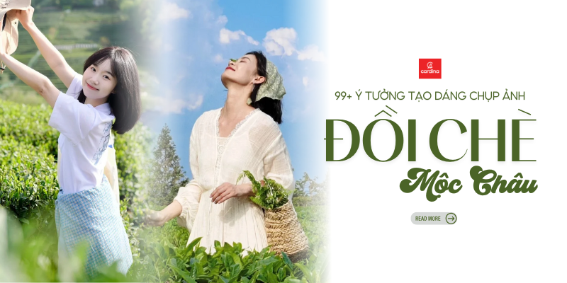 Tuyệt chiêu tạo dáng chụp ảnh đồi chè Mộc Châu 