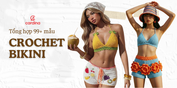 Tổng hợp các mẫu crochet bikini đẹp và hot nhất mùa hè này
