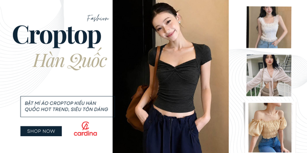 Bật mí áo croptop kiểu Hàn Quốc hot trend, siêu tôn dáng